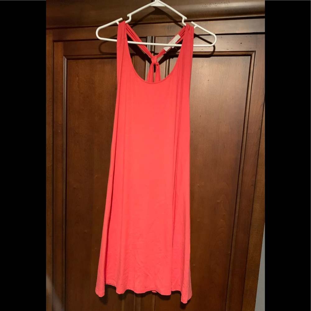 Loft Sexy Coral Dress 16-18W NWT